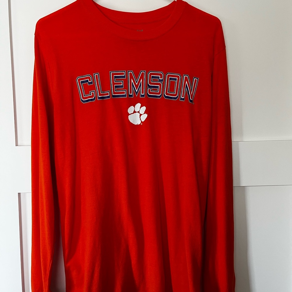 Clemson Long Sleeve Tee, Men’s M